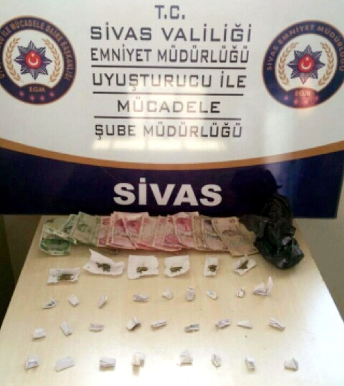 Sivas\'ta Uyuşturucu Operasyonları