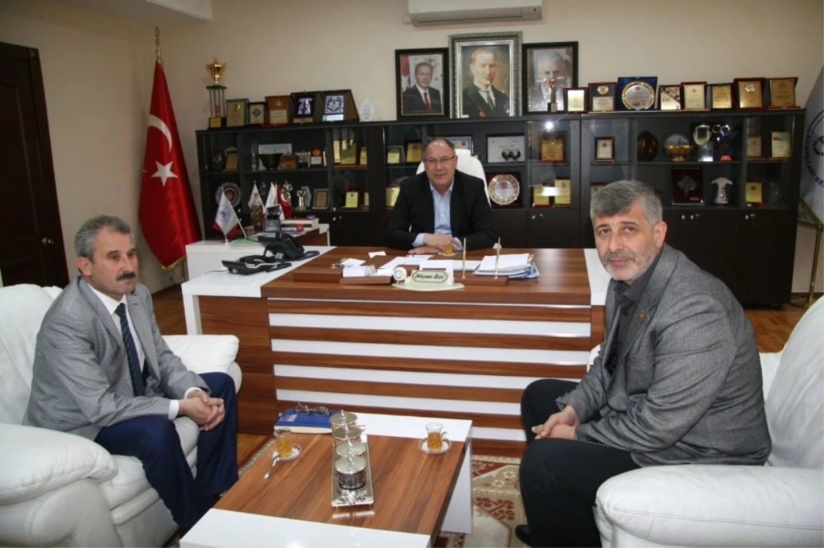 Susurluk Belediye Başkanı Hızlıoğlu\'ndan Başkan Dişli\'ye Ziyaret