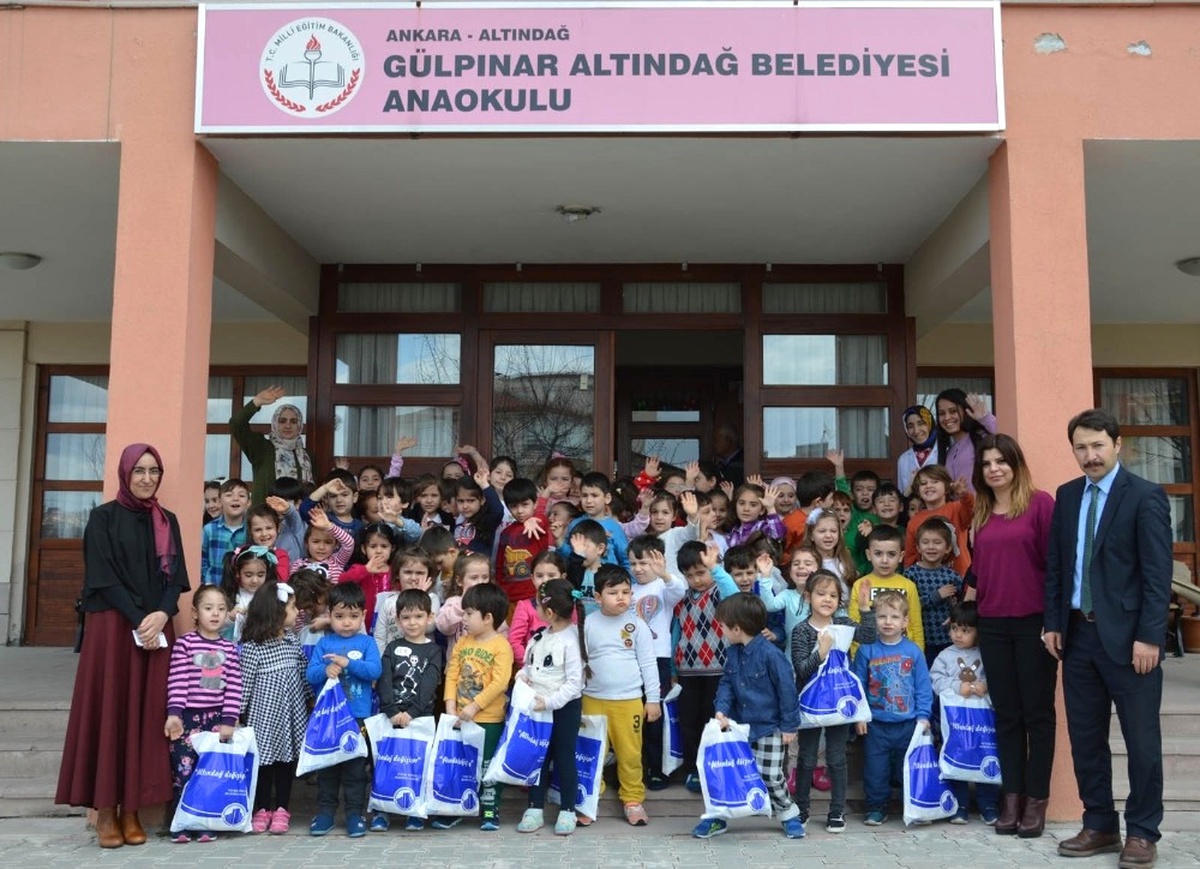 Altındağ\'da Anaokulu Öğrencilerine Temizlik Eğitimi