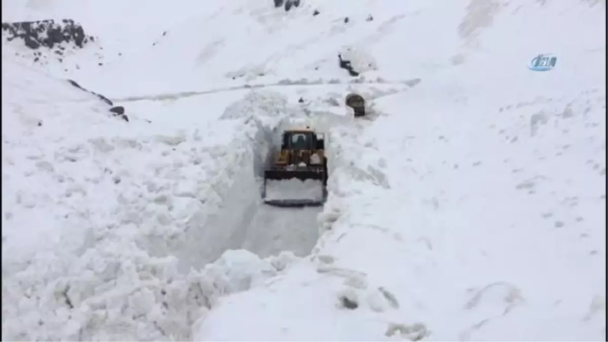 Askeri Üs Bölgesinin Yoluna Çığ Düştü