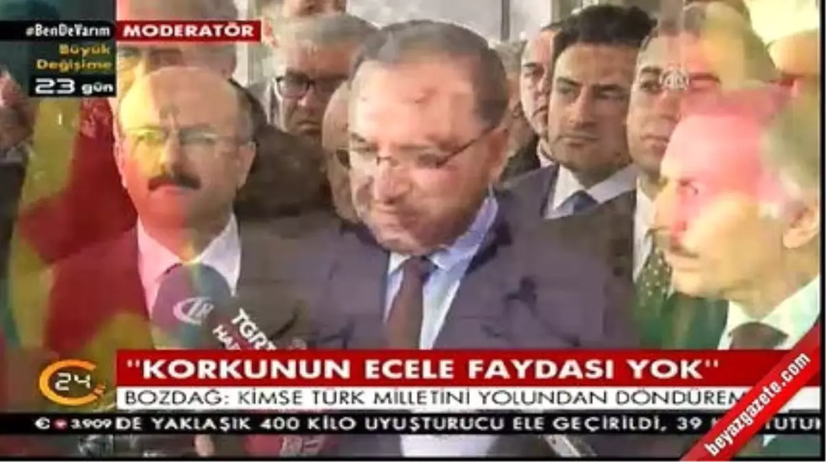 Bakan Bozdağ\'dan Teröristlerin \'Hayır\' Çağrısına Sert Tepki