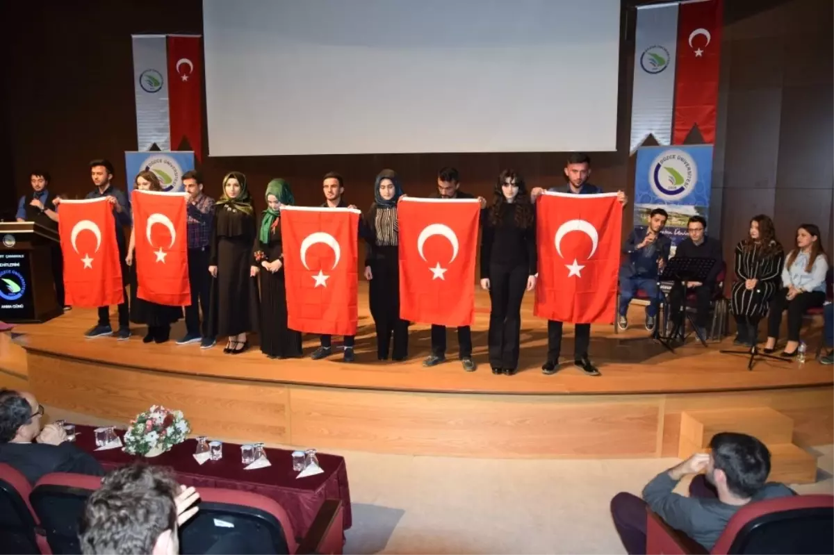 Düzce Üniversitesi Öğrencilerinden Çanakkale Şehitlerimiz İçin Anlamlı Etkinlik