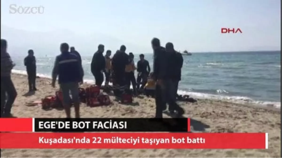 Ege\'de Mülteci Botu Faciası!