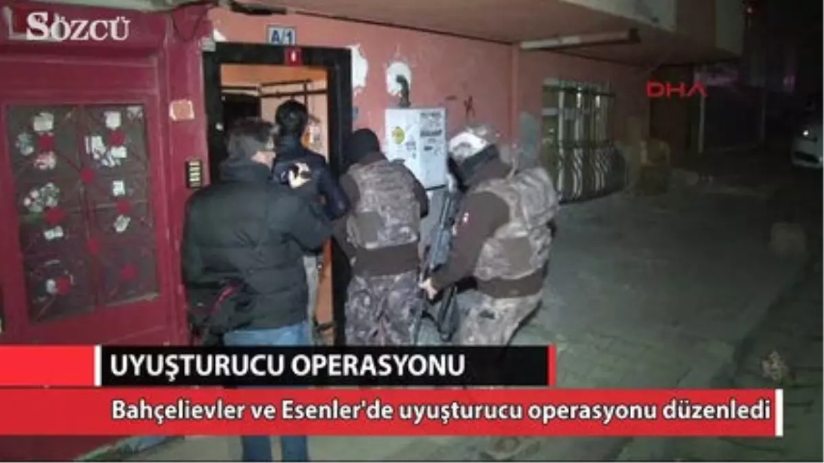 İstanbul\'da Uyuşturucu Operasyonu