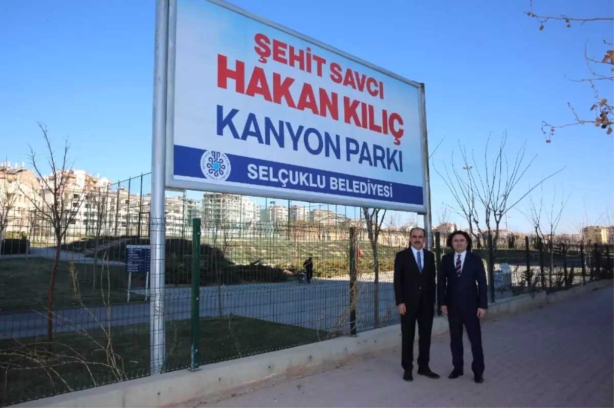 Şehit Savcı Hakan Kılıç\'ın İsmi Kanyon Parkta Yaşatılacak