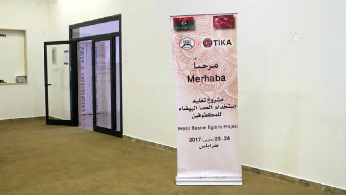 Tika\'dan Libya\'daki Görme Engellilere Eğitim Desteği