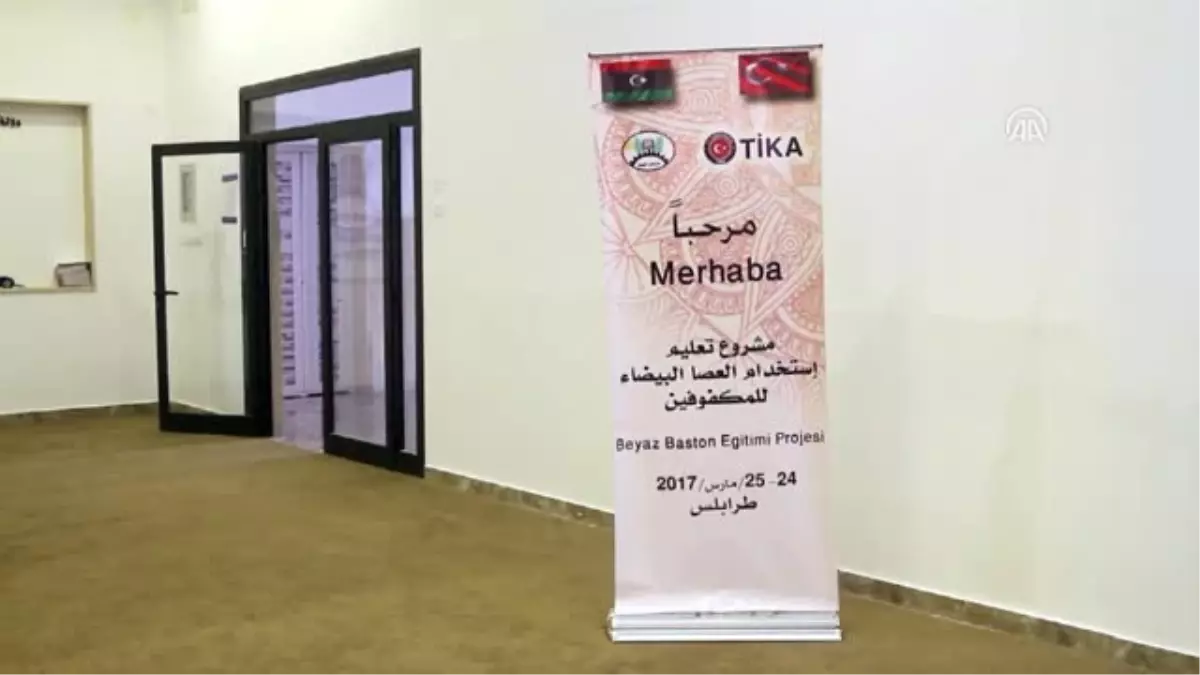 Tika\'dan Libya\'daki Görme Engellilere Eğitim Desteği