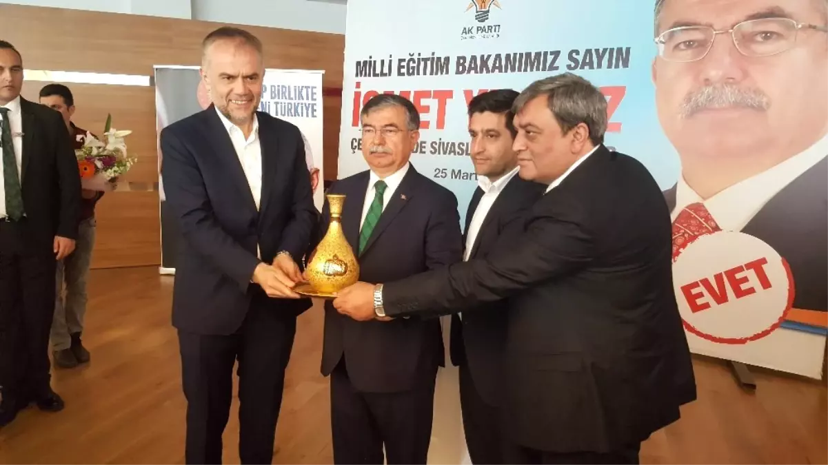 Bakan İsmet Yılmaz: "Milli İradeye Uygun Olduğu İçin 16 Nisan\'da Evet Demeliyiz"