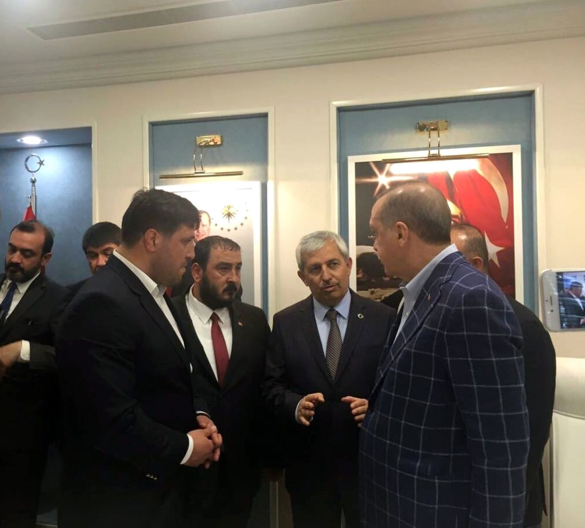 Başpehlivan Recep Kara, Cumhurbaşkanı Erdoğan ile Bir Araya Geldi