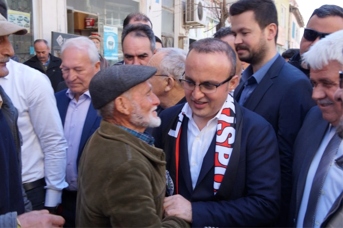 Grup Başkanvekili Turan Lapseki\'de Seçim Bürosu Açılışına Katıldı