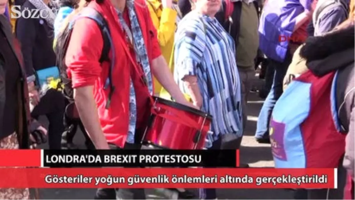 Londra\'da Brexit Protestosu