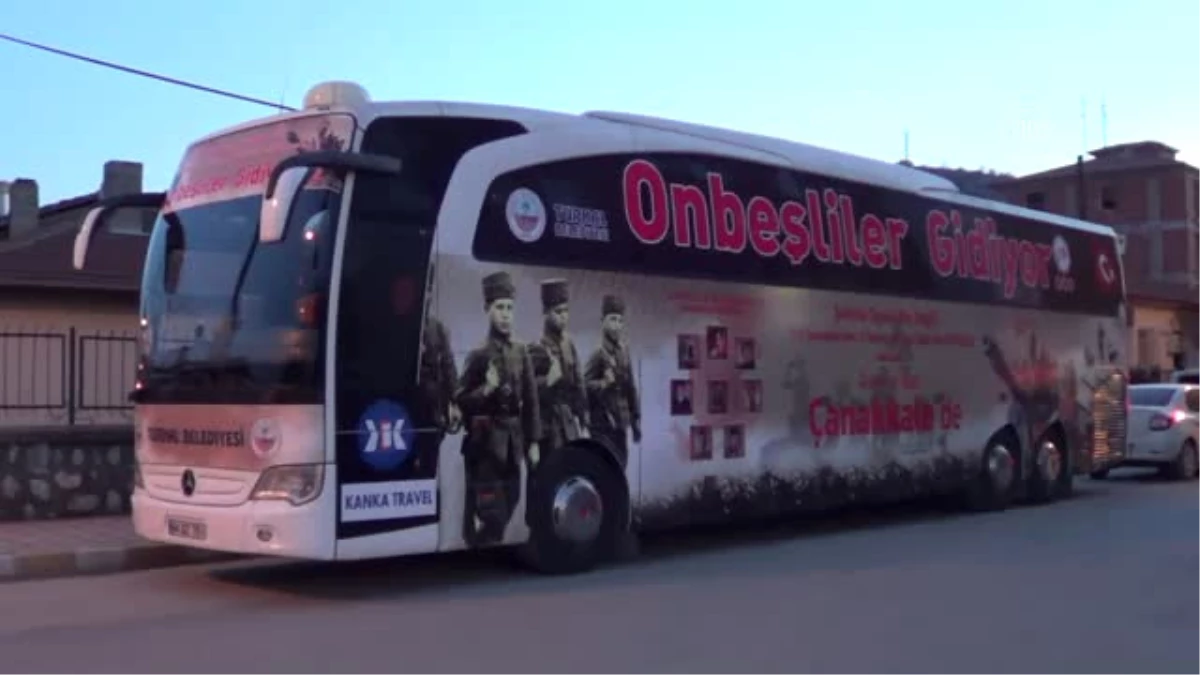 Onbeşliler" Çanakkale\'ye Uğurlandı