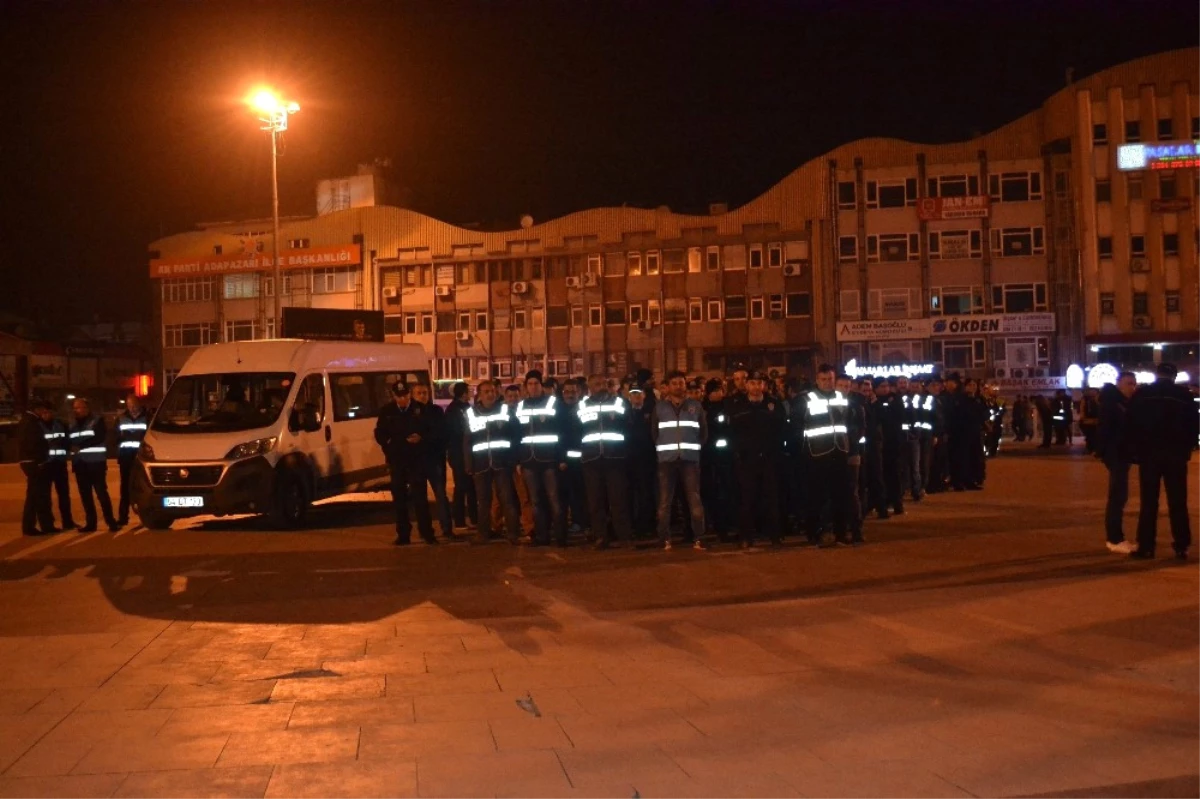 Sakarya\'da Gece Yarısı Bin Polisle Tatbikat Yapıldı