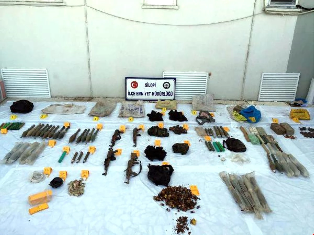 Silopi\'de PKK\'nın Silah ve Mühimmatı Bulundu