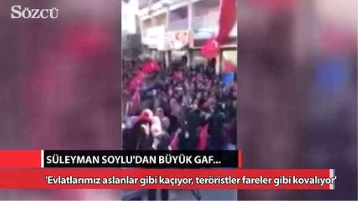 Süleyman Soylu\'dan Büyük Gaf