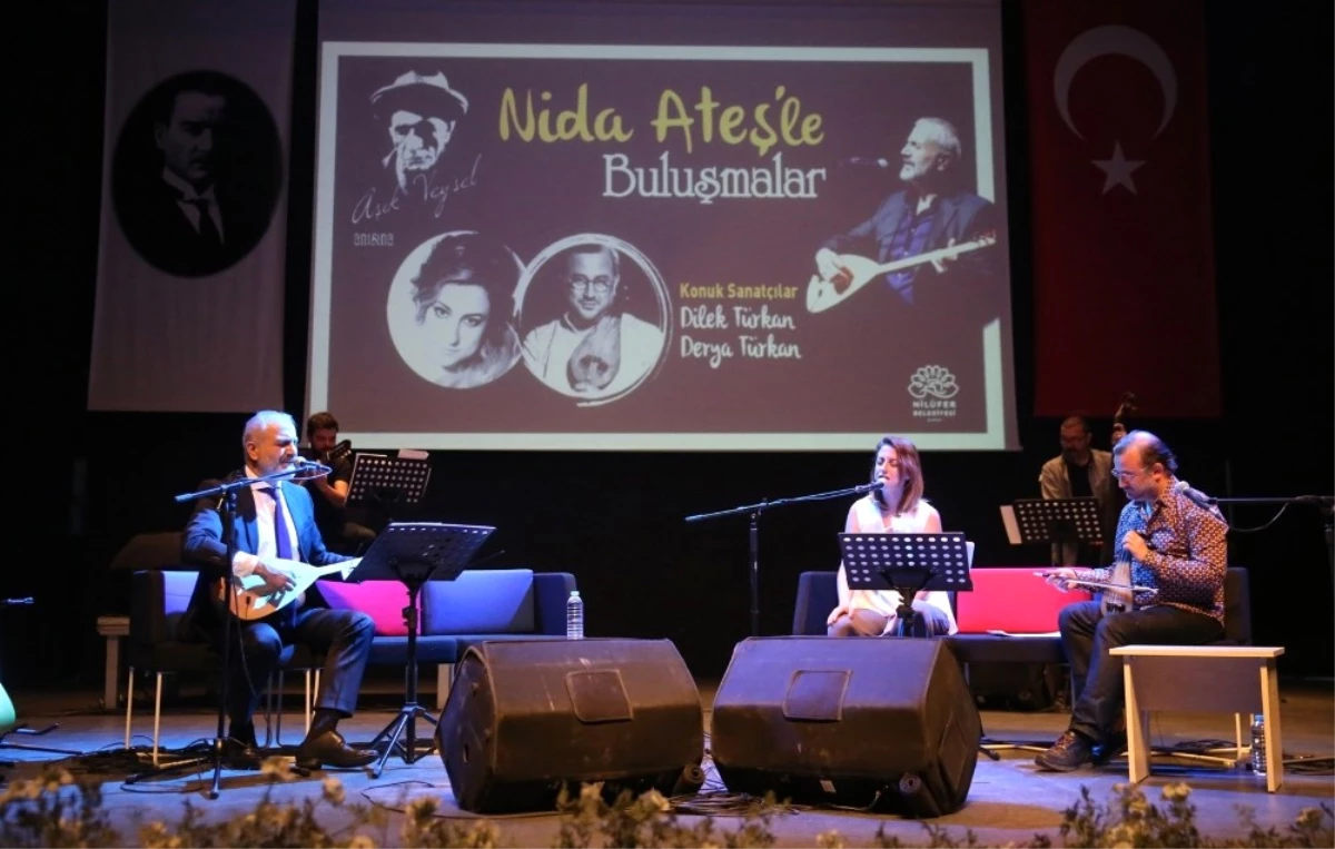 Aşık Veysel Nilüfer\'de Anıldı