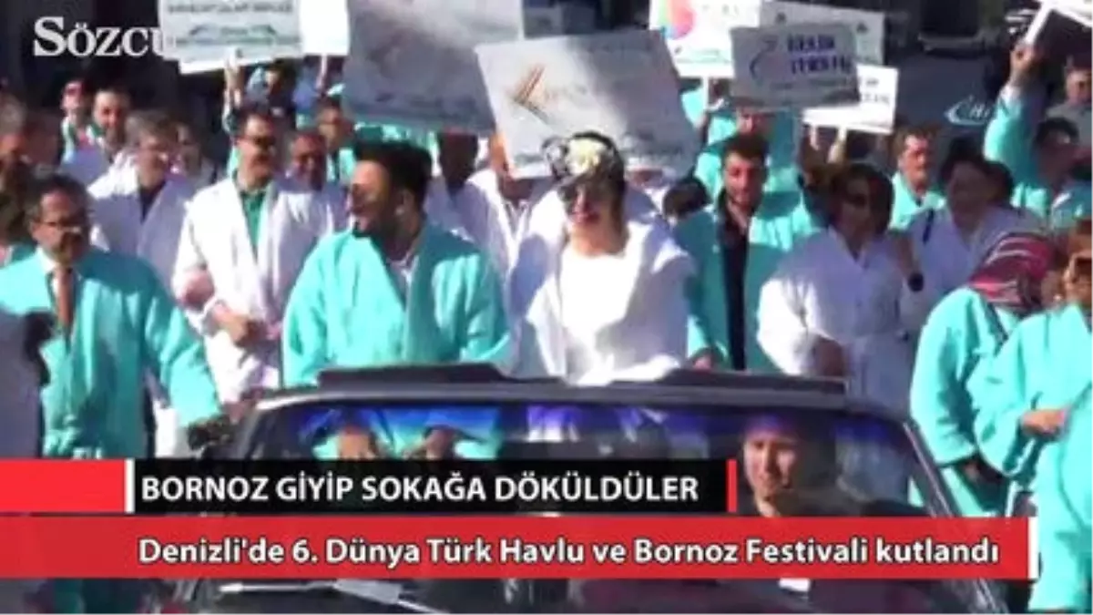 Bornoz Giyip Sokağa Döküldüler