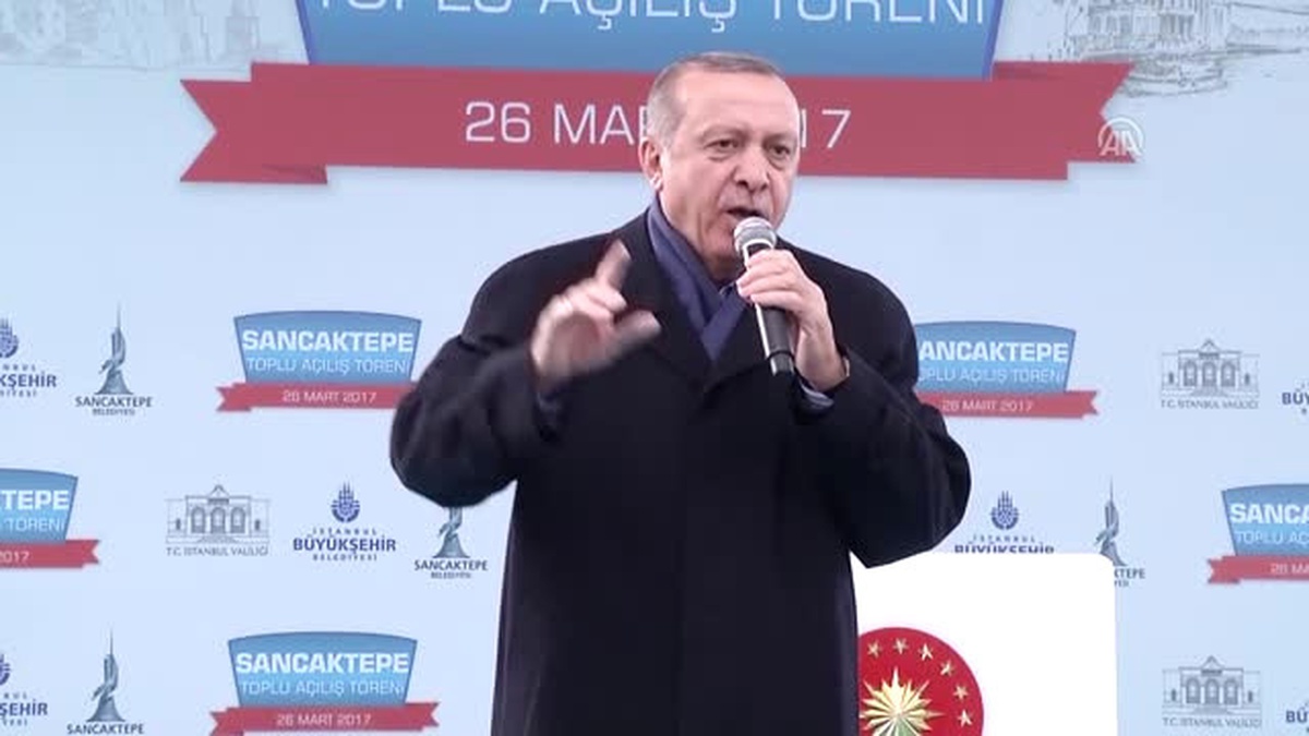 Cumhurbaşkanı Erdoğan\'ın Kürsüye Çıktığı Törende Kılıçdaroğlu\'nun Sesi