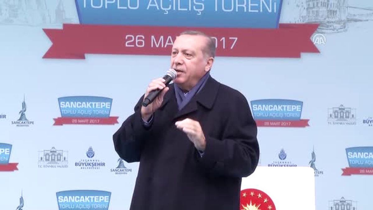 Cumhurbaşkanı Erdoğan Sancaktepe\'de Toplu Açılış Töreni\'nde Konuştu
