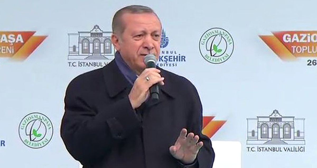 Erdoğan'dan Avrupa'da Kendisini Hedef Gösteren Pankarta Sert Tepki: Üzüleceksiniz