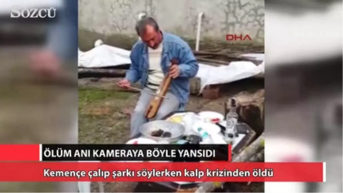 Kemençe Çalıp Şarkı Söylerken Kalp Krizinden Öldü