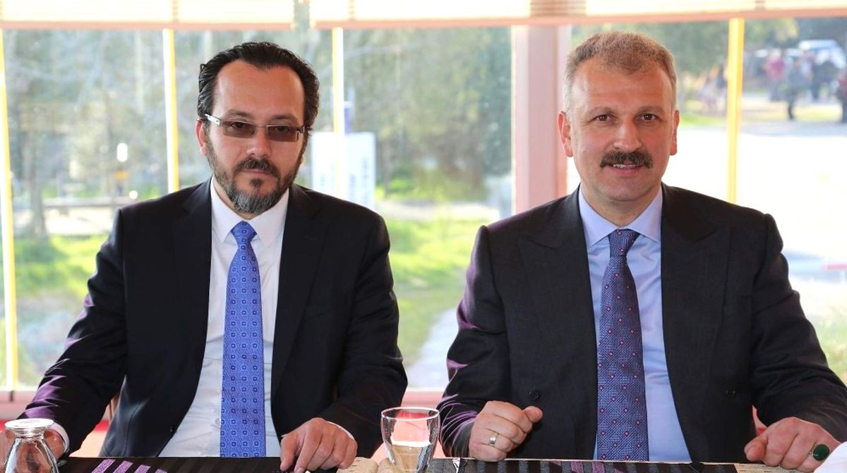 Oktay Saral, Adü Rektörü Prof. Dr. Cavit Bircan\'ı Ziyaret Etti