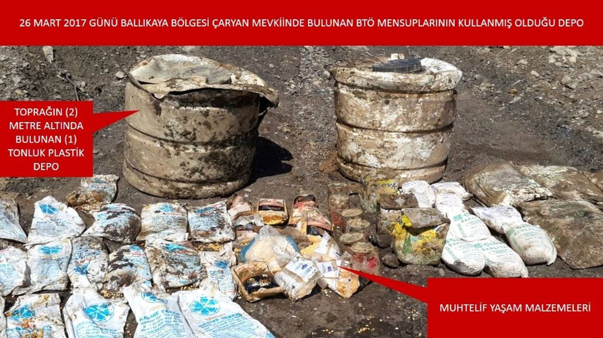 Şırnak\'ta Yaşam Malzemesi Ele Geçirildi