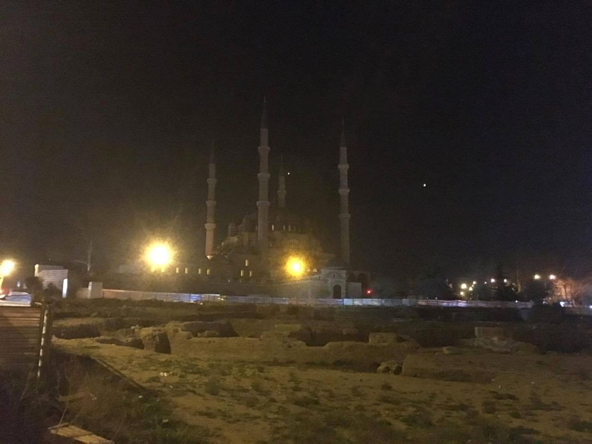 Tarihi Selimiye Camii\'nde \'Iklim Değişikliği\' Eylemi