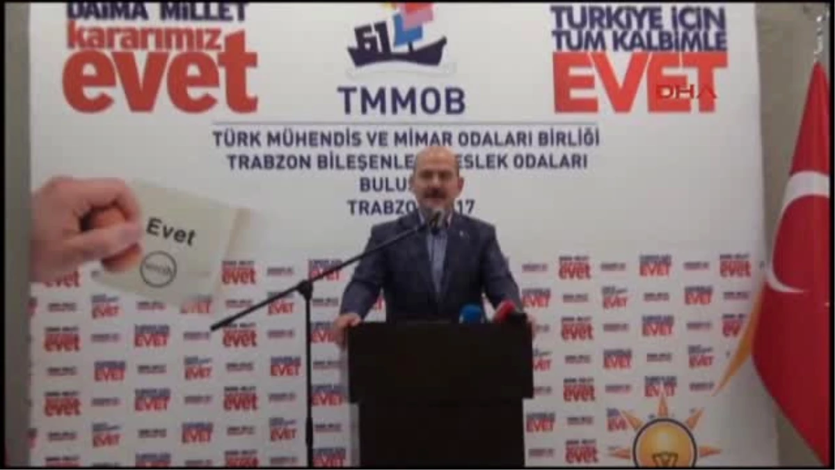 Trabzon Bakan Soylu Bilsinler Ki Kandil\'de Kalmayacak, PKK\'da Kalmayacak