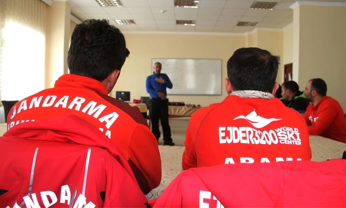 Afad Erzurum\'dan Zirvede Çığ Eğitimi