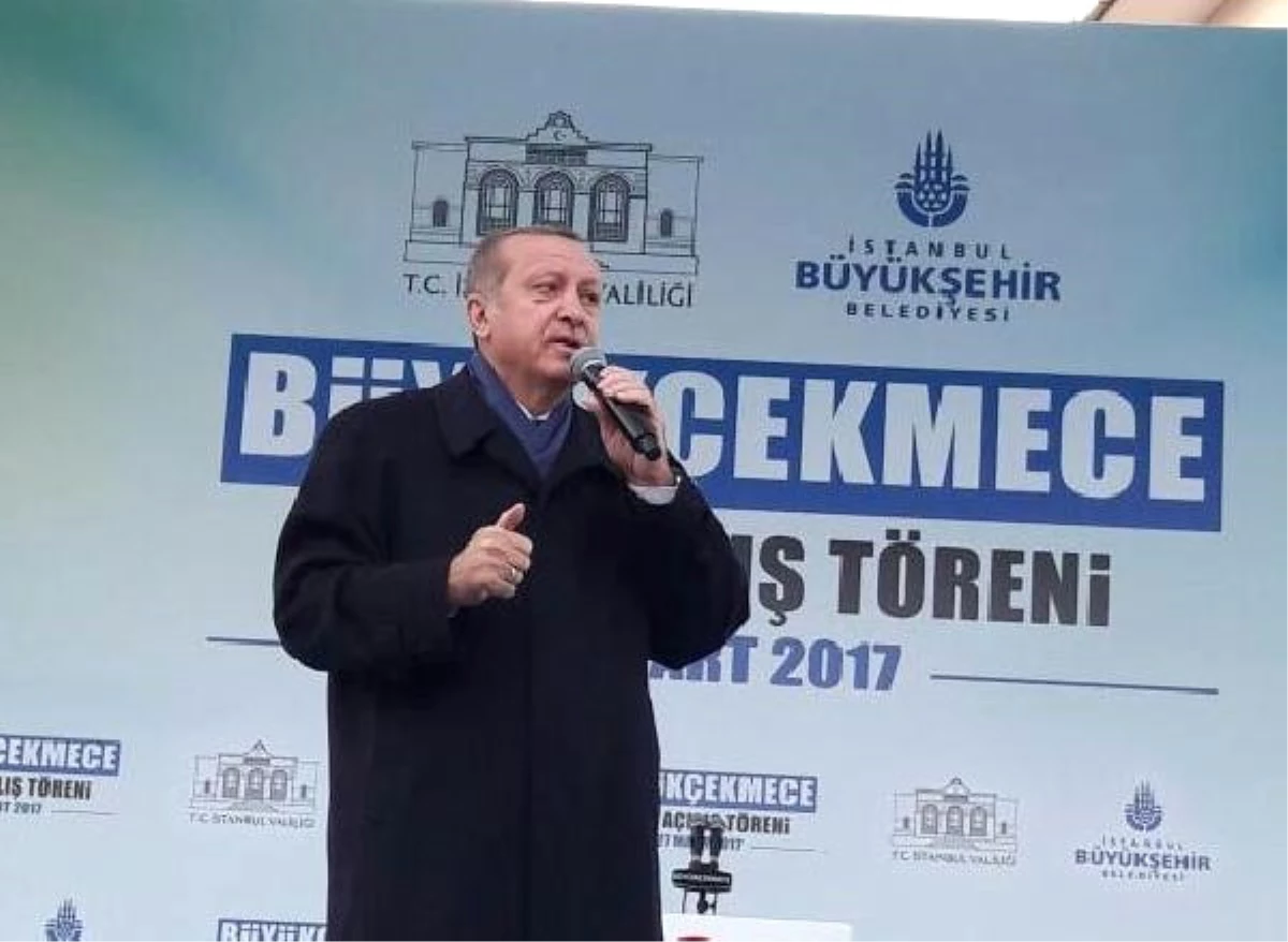 Cumhurbaşkanı Erdoğan Büyükçekmece\'de Toplu Açılış Töreninde Konuştu (2)