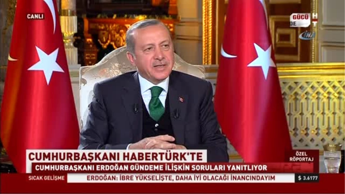 Cumhurbaşkanı Erdoğan, "(Hakan Şükür ve Arif Erdem Kararı) Sadece Aidata Dayalı Bir Olay Olarak...
