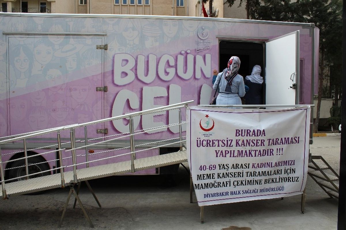 Pembe Prenses Kanser Tarama Aracı\' Silvan\'a Geldi