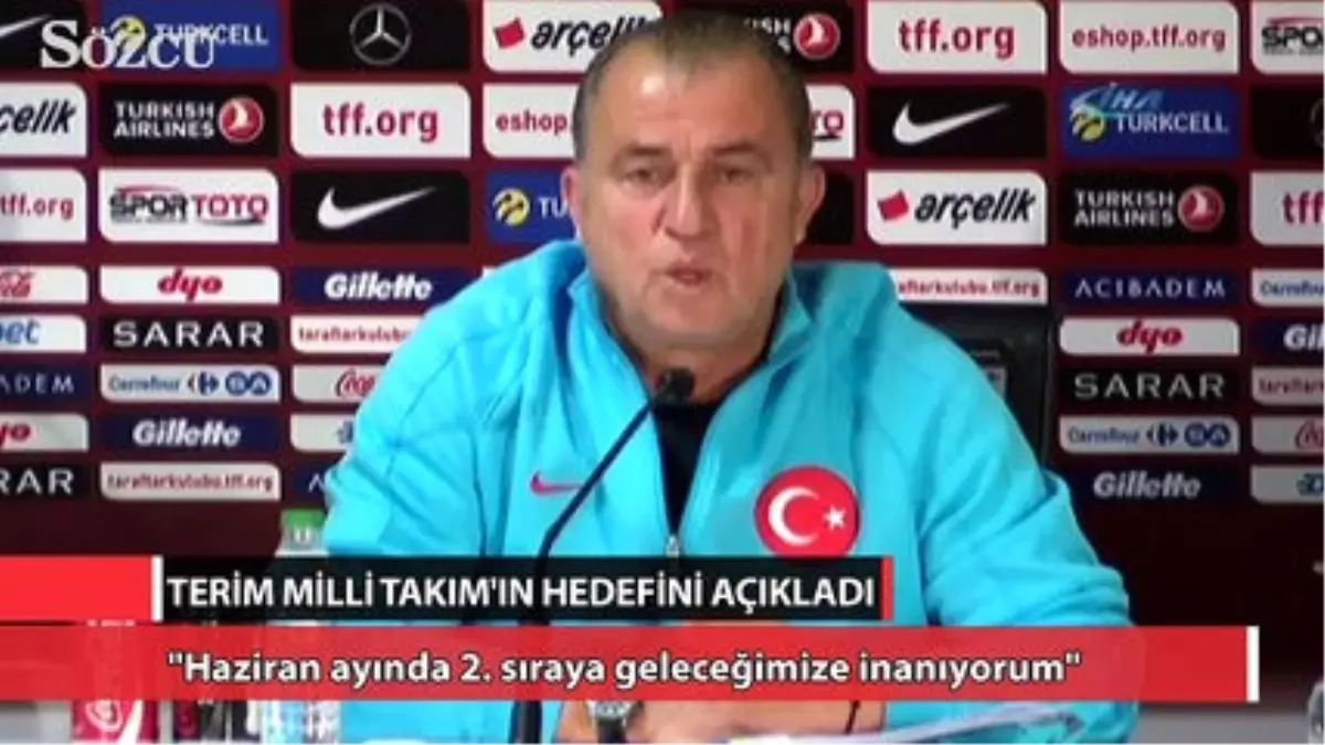 Terim Milli Takım\'ın Hedefini Açıkladı