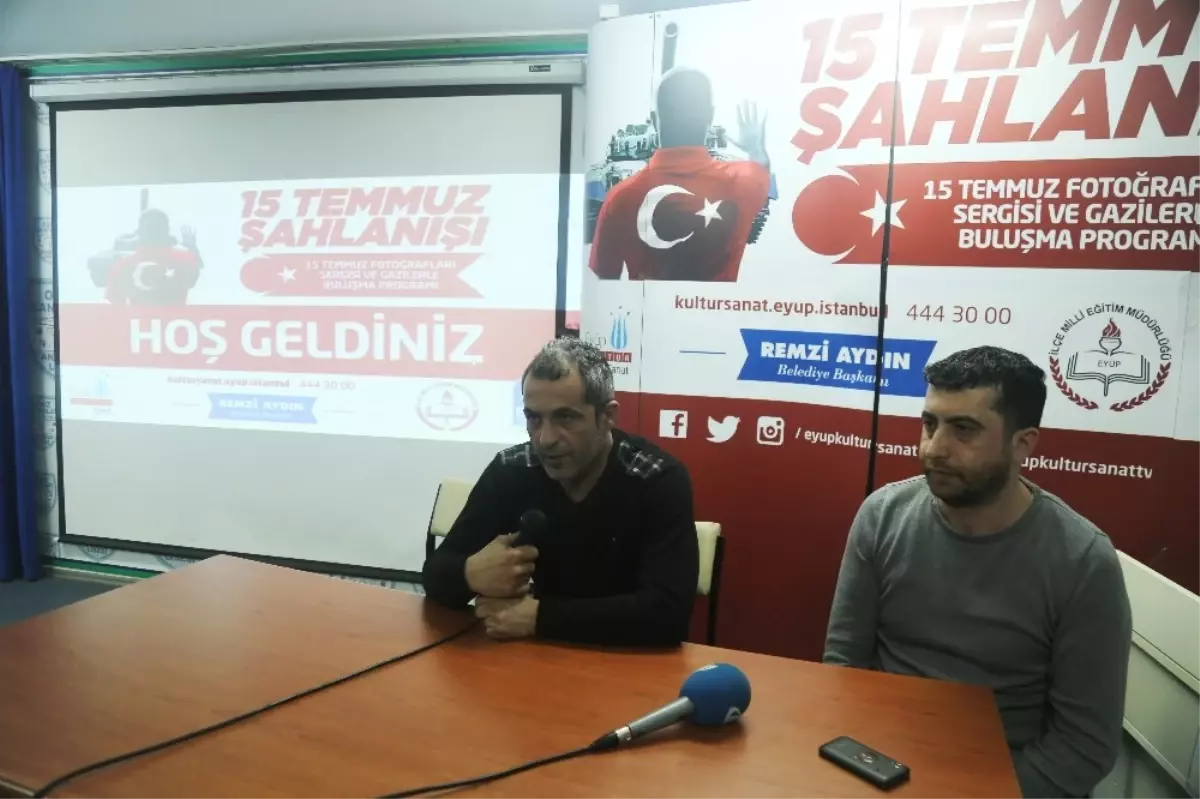 15 Temmuz Gazileri, O Geceyi Eyüp\'teki Öğrencilere Anlattı