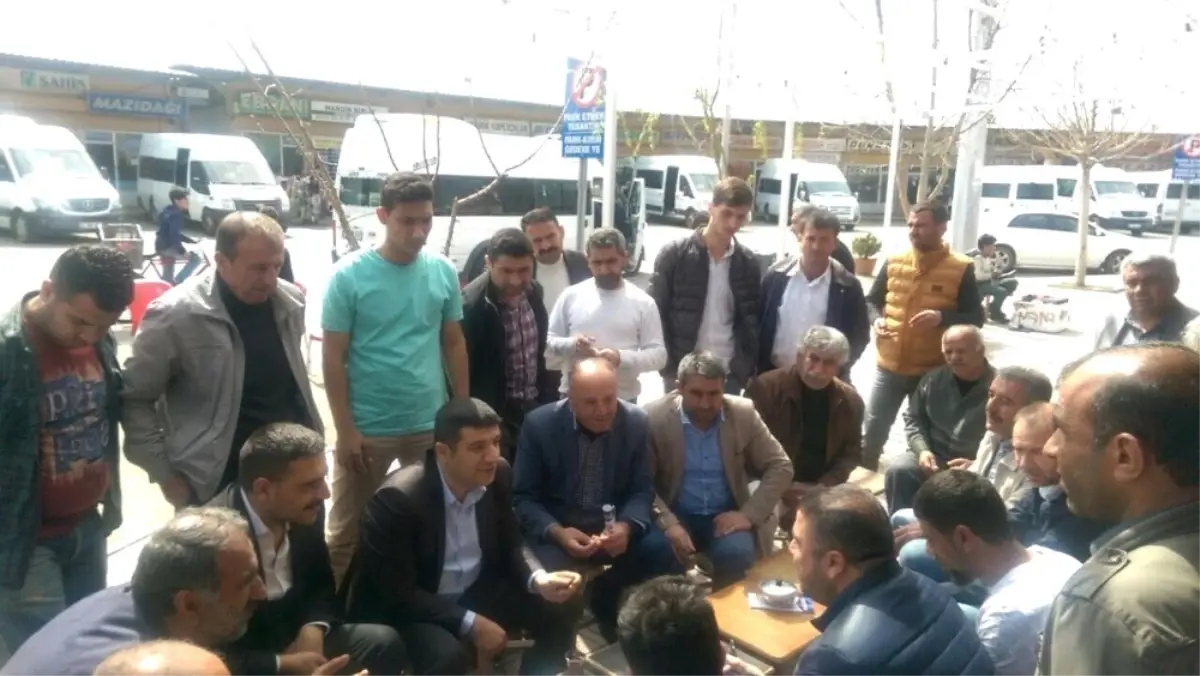 AK Parti Yenişehir İlçe Teşkilatı Sorun Dinleyip Vatandaşları Mitinge Davet Etti