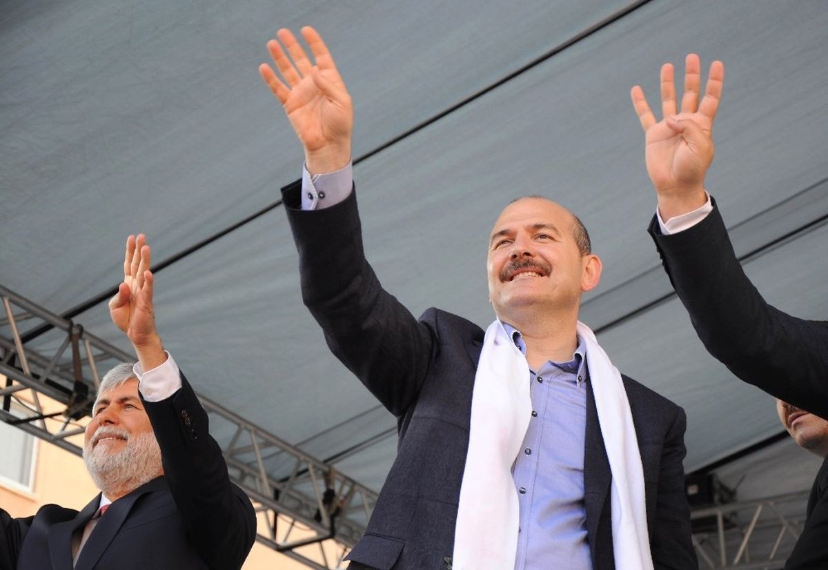 Bakan Soylu\'ya Mehterli Karşılama