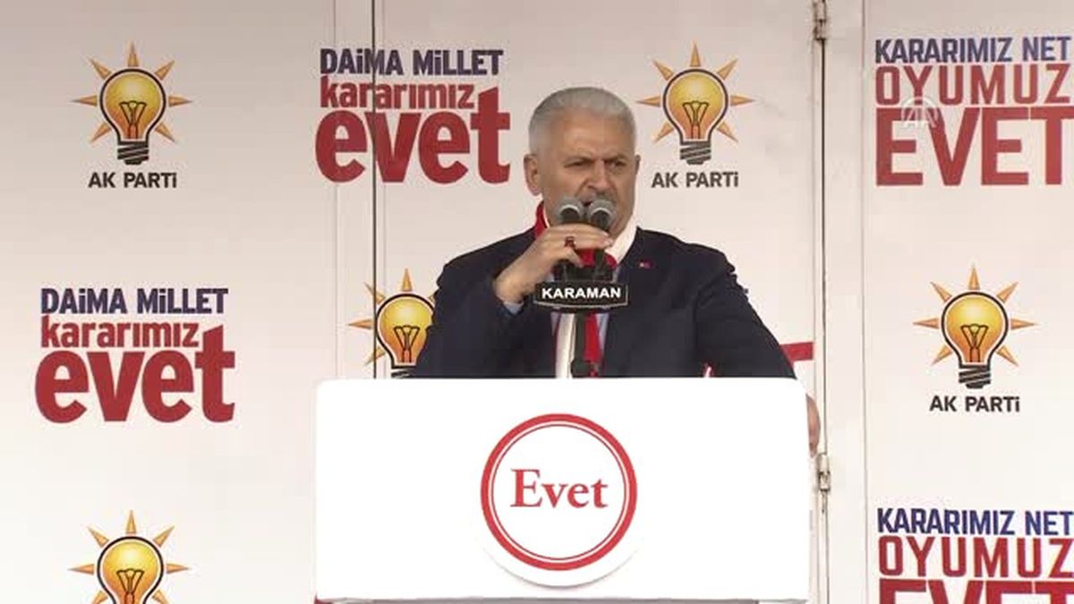 Başbakan Yıldırım: "16 Nisan Genel Seçim Değil. Türkiye\'nin Geleceğini Oylayacağız"