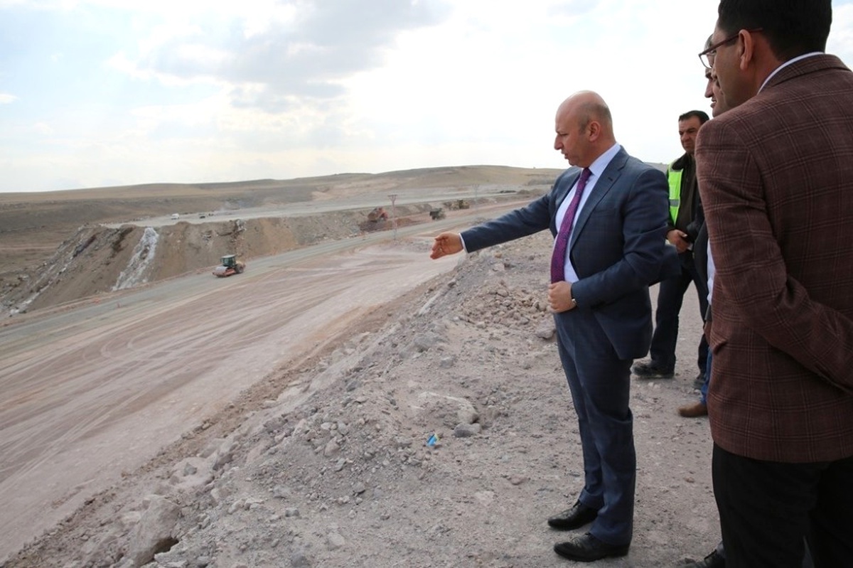 Başkan Çolakbayrakdar, Erkilet\'de Yapılan Yolu İnceledi