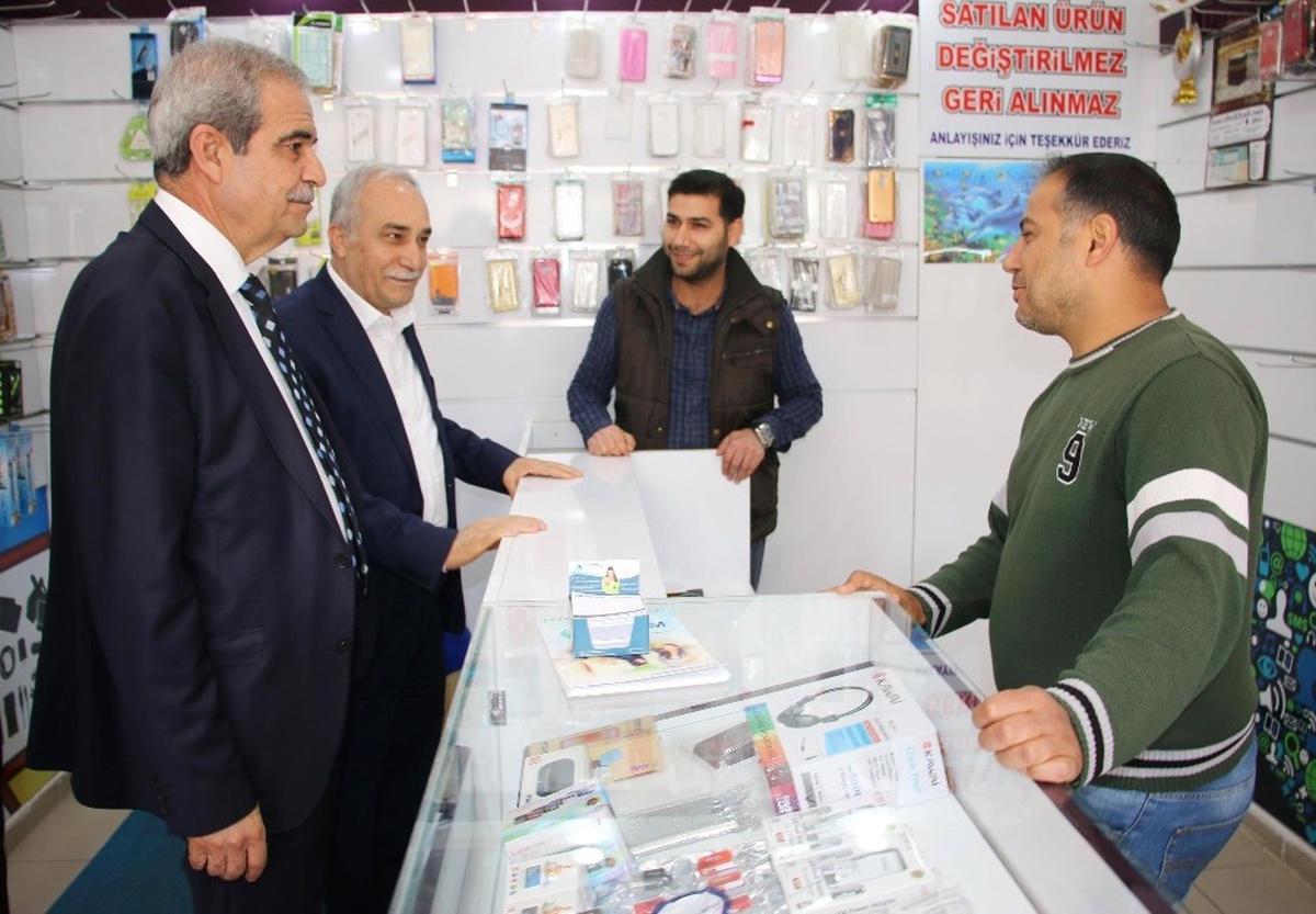 Başkan Demirkol ve Milletvekili Fakıbaba ile Evet İçin Destek İstedi