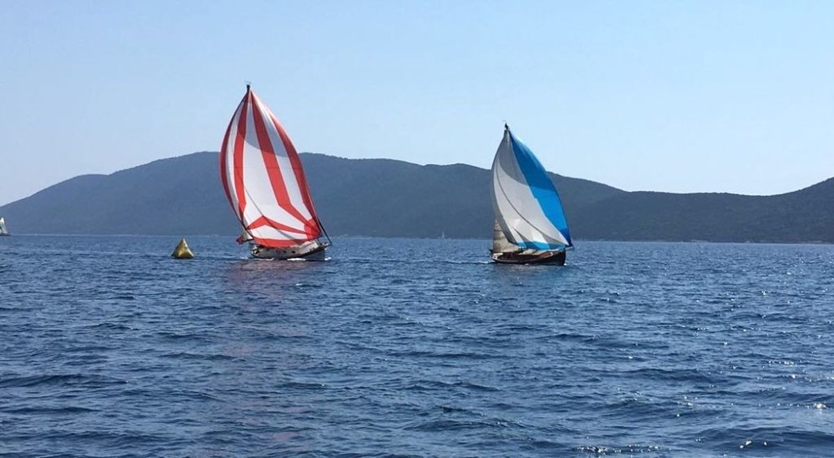 Bodrum da Tirhandil Yelken Yarışları 3\'ücü Ayak Tamamlandı