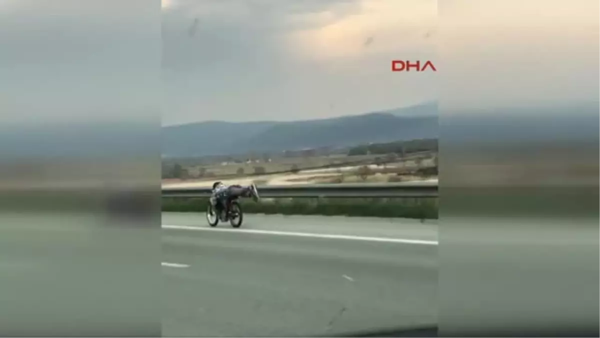 Bursa Motosikletle Tehlikeli Yolculuk