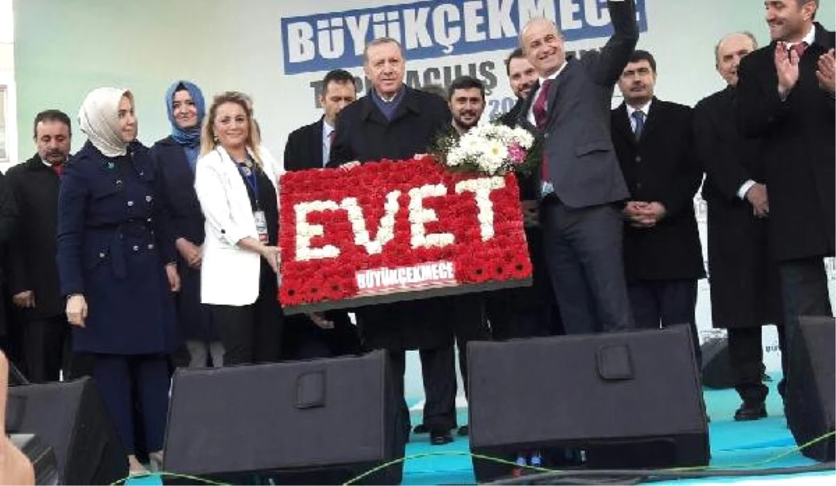 Cumhurbaşkanı Erdoğan Büyükçekmece\'de Toplu Açılış Töreninde Konuştu (5)