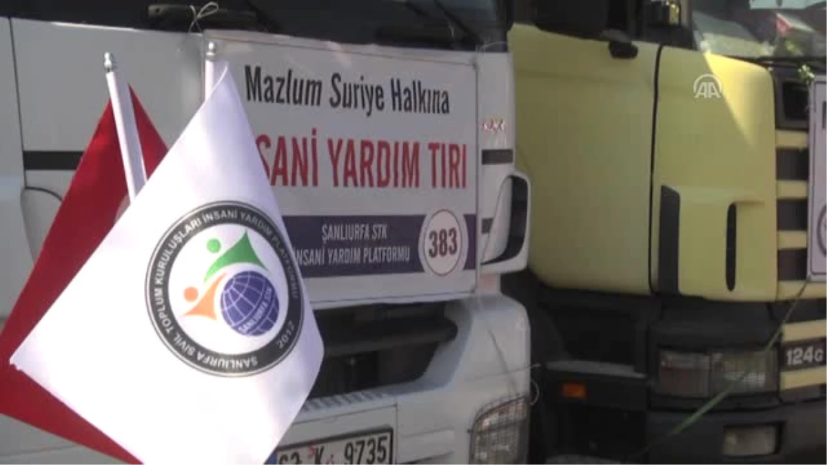 Trabzon\'dan Suriye\'ye 8 Tır Yardım