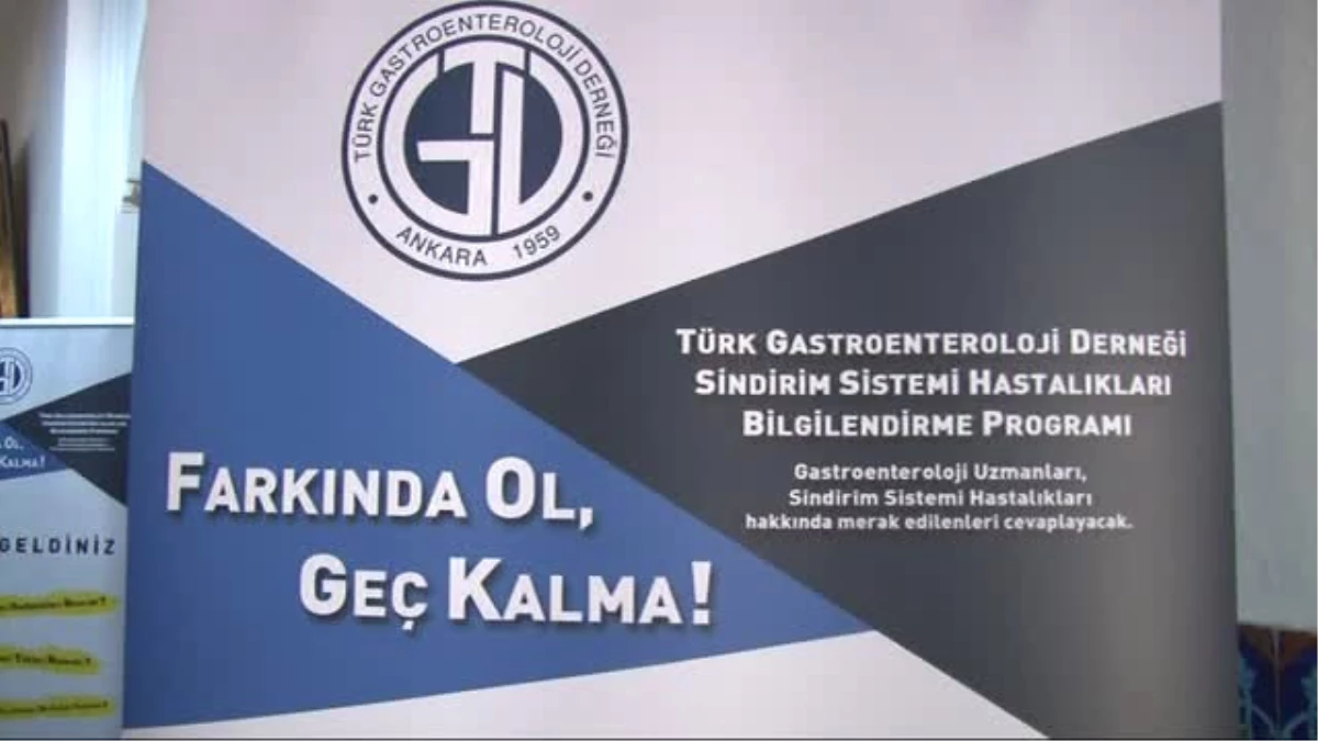 Türk Gastroenteroloji Derneği\'nden \'Farkında Ol, Geç Kalma\' Hareketi
