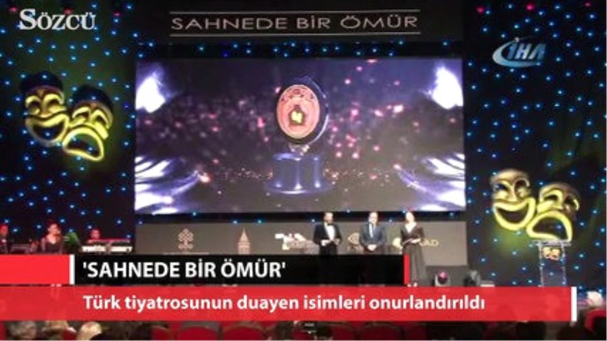 Türk Tiyatrosunun Duayen İsimleri Beyoğlu\'nda Onurlandırıldı