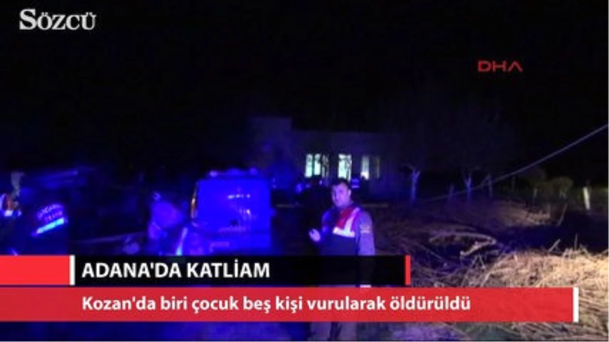 Adana\'da Katliam 5 Ölü