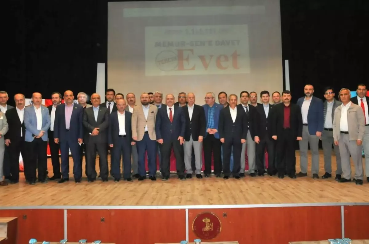 Akşehir\'de "Memur-Sen\'e Davet, Tercihimiz Evet" Programı