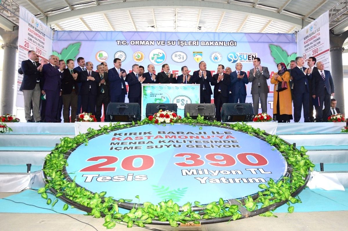 Bakan Eroğlu, 390 Milyon Lira Değerindeki 20 Tesisin Temelini Attı