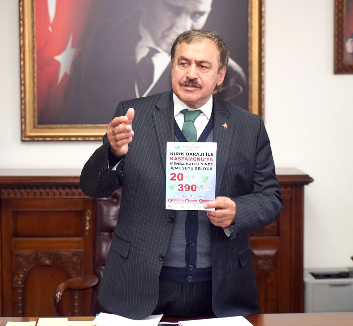 Bakan Eroğlu: "Obrucak Barajı Bitmezse Müteahhidi Kovuyoruz"
